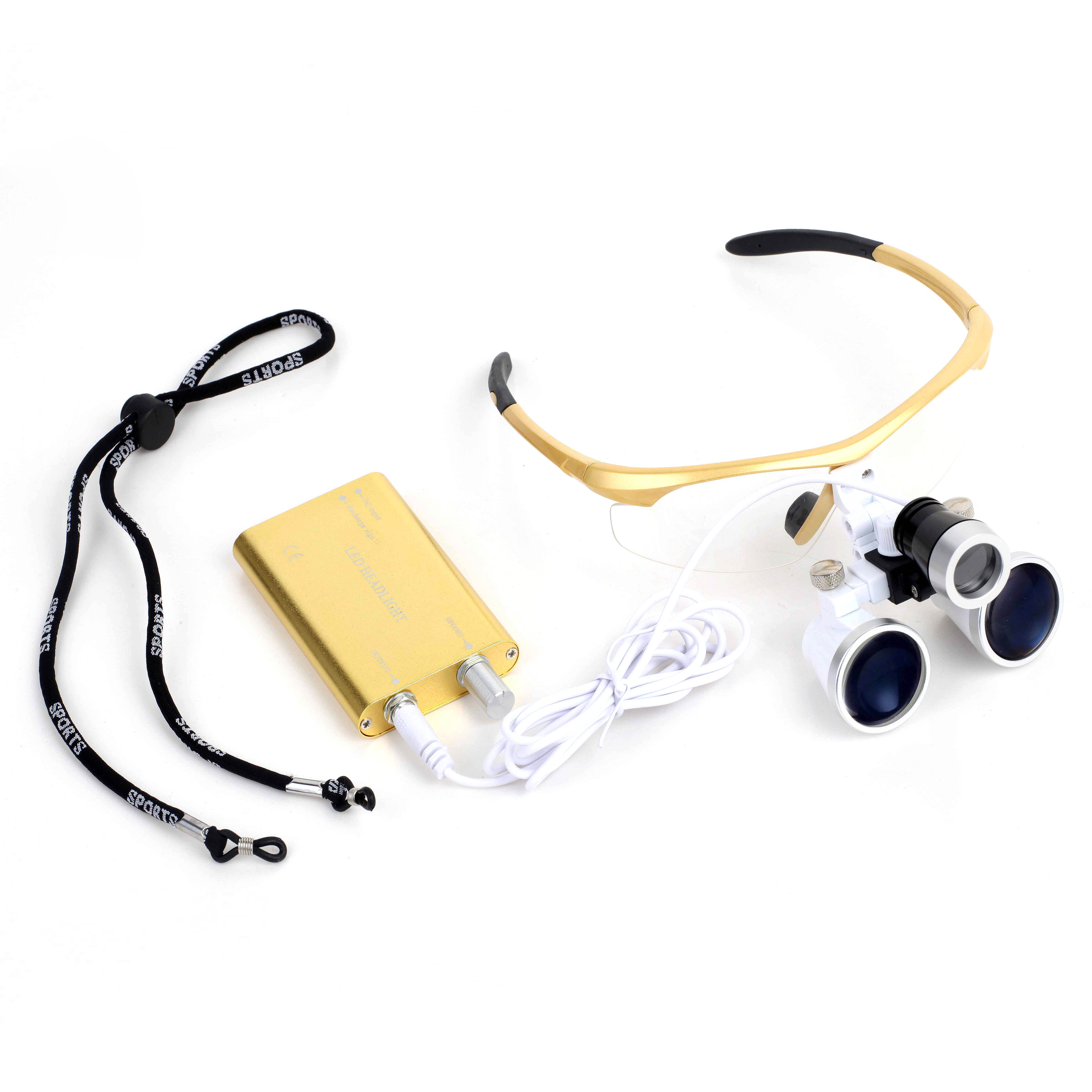 2.5 X 3.5X Dental Surgical Loupes Surgical Magnifying Glass