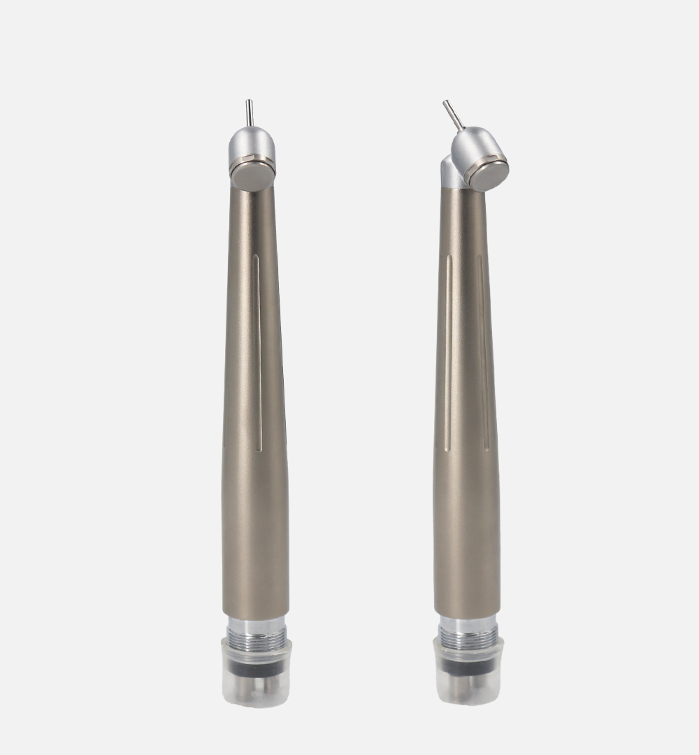 LED 45 Degree High Speed Handpiece With Rear exhaust Anti Emphysema