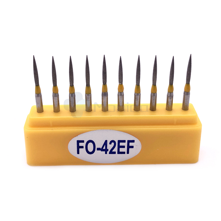 Dental FG Diamond burs 10pcs Per pack FO-42EF