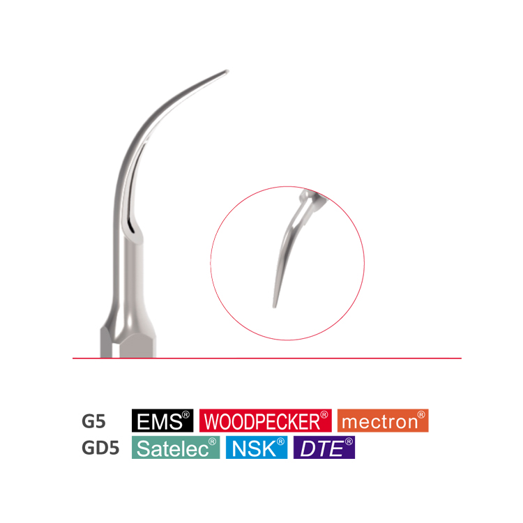 G1 G2 G3 G4 G5 G6 salable simple dental orthodontic instrument EMS WOODPECKER scaler tip 