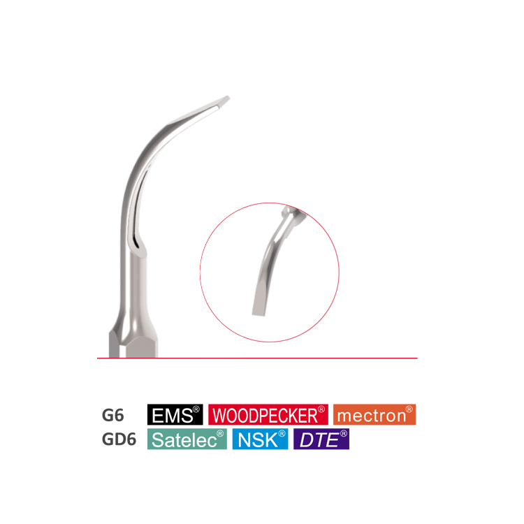 G1 G2 G3 G4 G5 G6 salable simple dental orthodontic instrument EMS WOODPECKER scaler tip 