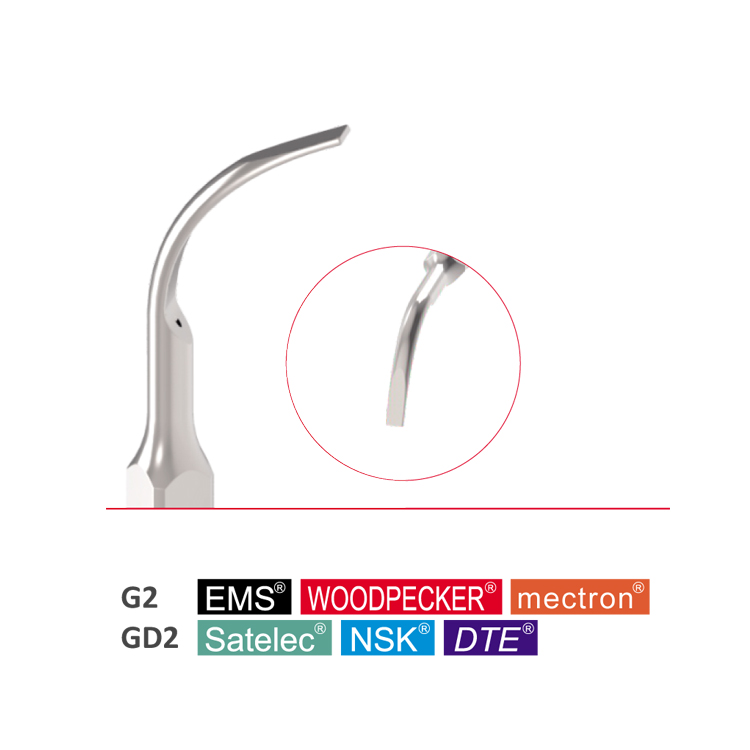 GD1 GD2 GD3 GD4 salable simple dental orthodontic instrument EMS WOODPECKER scaler tip