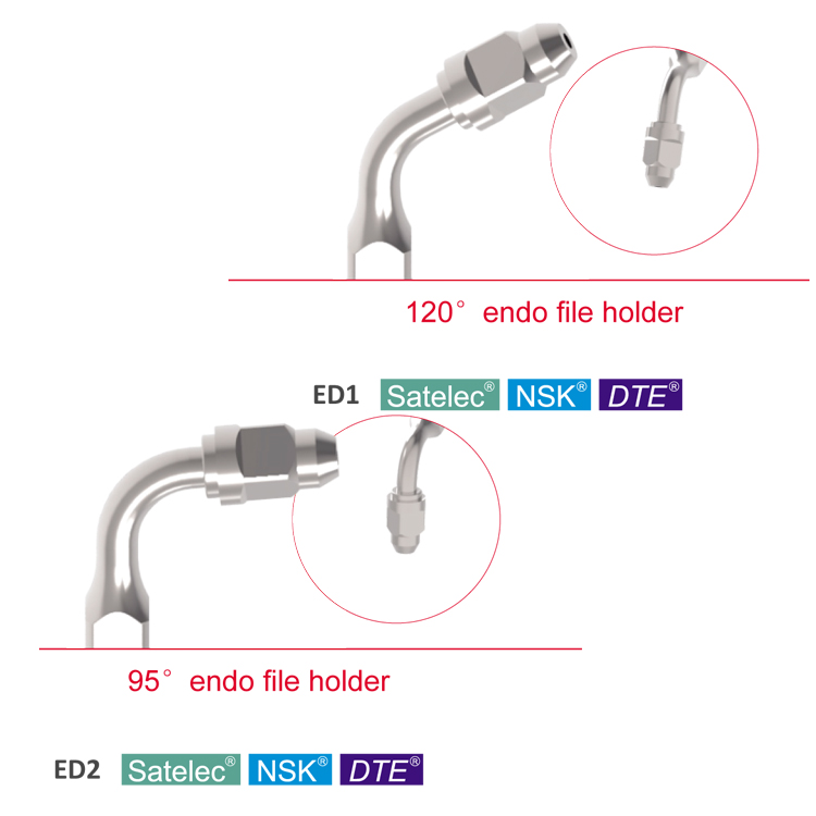 ED1 ED2 universal practical accurate dental ultrasonic DTE EMS scaler tip