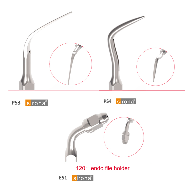 PS3 PS4 ES1 premium practical dental ultrasonic Sirona scaler tip 