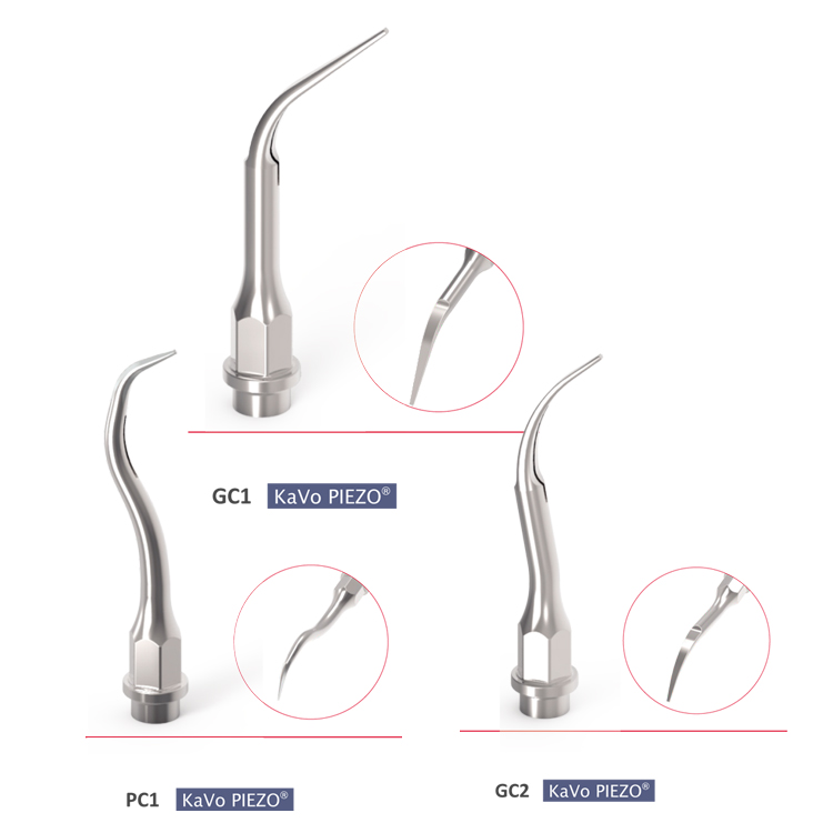 GC1 GC2 PC1 premium practical dental ultrasonic Kavo Sonasoft scaler tip 