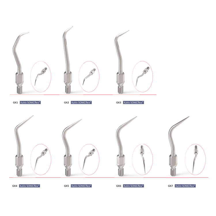 GK1 GK2 GK3 GK4 GK5 GK6 GK7dental surgical ultrasonic Kavo SONICflex scaler tip