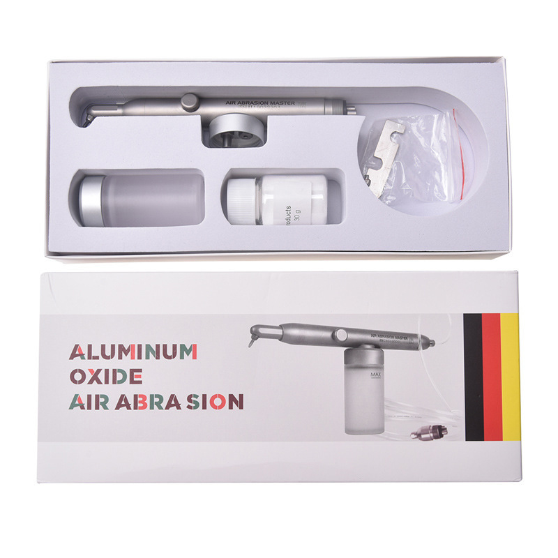 Dental Alumina Air Abrasion Polisher Sandblaster Gun With Cooling Water System 4 Hole 