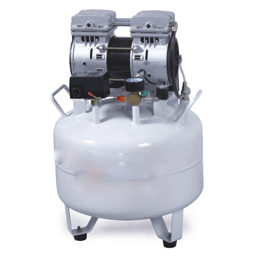 32L Dental Lab One-Driving-One Silent Oil Free Quiet Air Compressor 