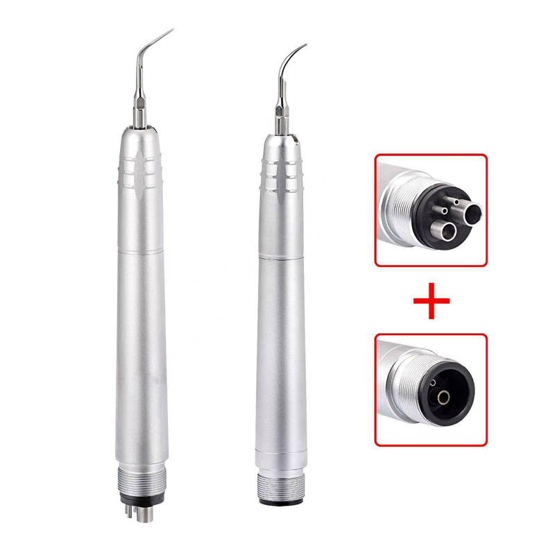 Ultrasonic Air Scaler Handpiece Sonic Perio Scaling With 3 Tips 2 Hole or 4 Hole 